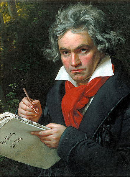 Portrait de Ludwig Van Beethoven par Joseph Karl Stieler